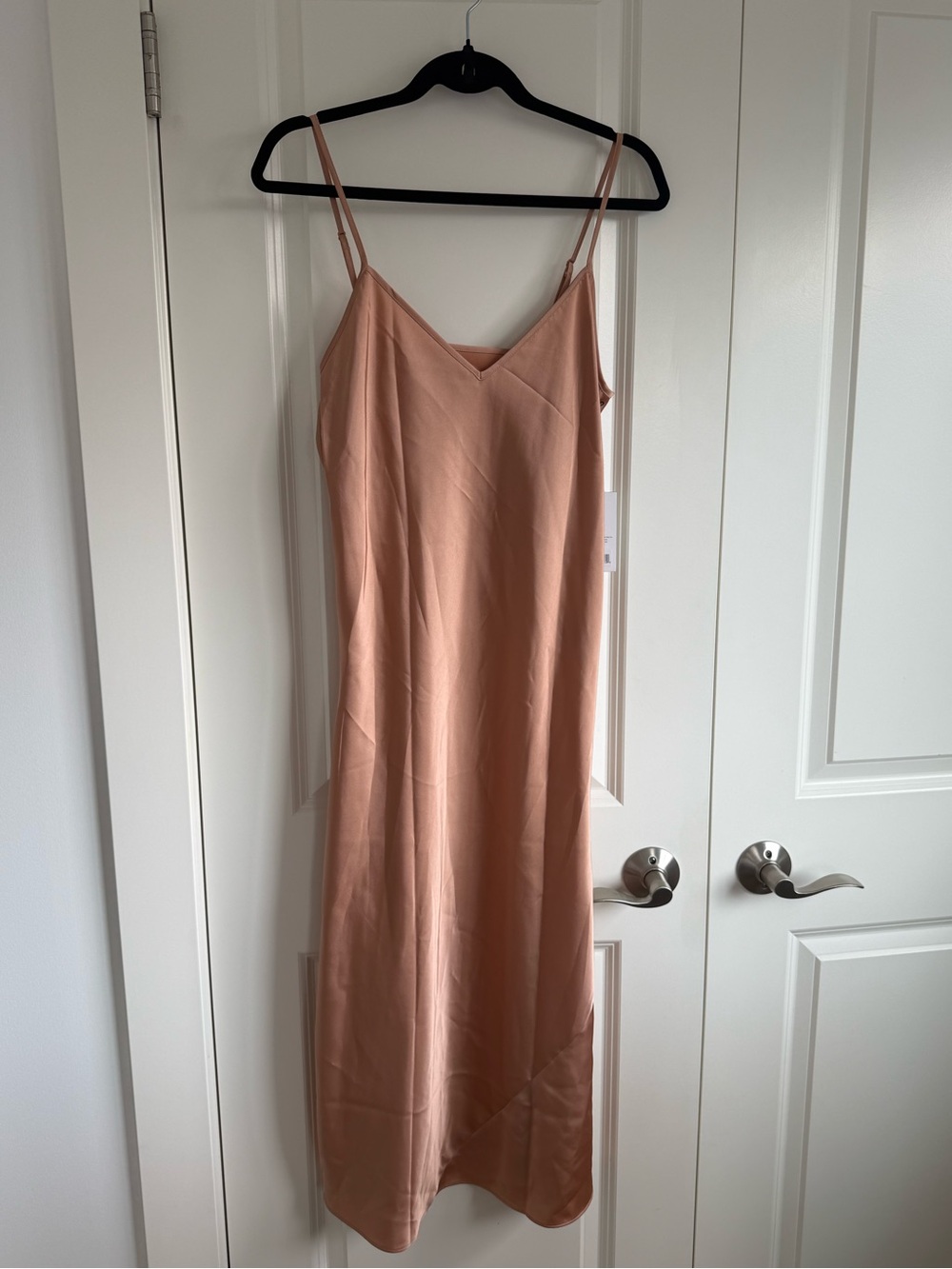 knix Papaya Slip Midi Dress NWT